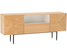 Fotelis Home4You TV staliukas NATE 180x40xH70cm, ąžuolinė