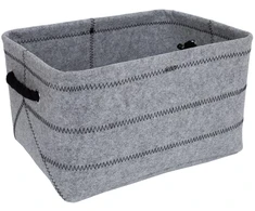 Home4You Pintinė MAX FELT-3, 36x26x20 cm, šviesiai pilkas veltinis
