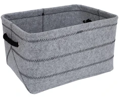 Home4You Pintinė MAX FELT-3, 36x26x20 cm, šviesiai pilkas veltinis