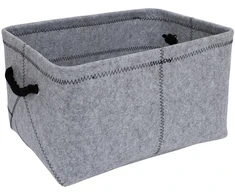 Home4You Pintinė MAX FELT-2, 40x29x22cm, šviesiai pilkas veltinis
