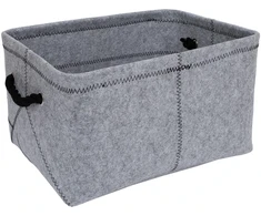 Home4You Pintinė MAX FELT-2, 40x29x22cm, šviesiai pilkas veltinis