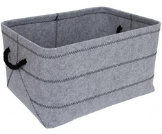 Home4You Pintinė MAX FELT-1, 44x32xH24 cm, šviesiai pilkas veltinis