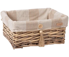 Home4You Krepšelis WILLI STRIPE 34x25xH15cm