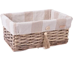 Home4You Krepšys WILLI STRIPE 38x25xH16cm