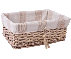 Home4You Krepšelis WILLI STRIPE 43x30xH18cm