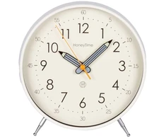 Home4You Laikrodis TIMELINE, aukštis 20 cm, baltas
