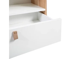Home4You Lentyna HELENA Baltas 80x40xH140 cm
