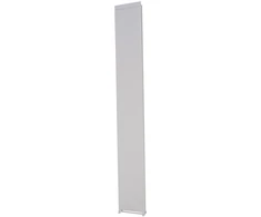 Home4You Louvered sieninė plokštė 0,6x30,9x232,5 cm balta aliuminis