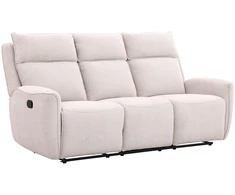 Home4You Sofa-reglaineris MAREN 3-vietė Smėlio spalvos