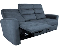 Home4You Sofa-reglaineris GASTON 3-vietų Mėlyna