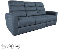 Home4You Sofa-reglaineris GASTON 3-vietų Mėlyna