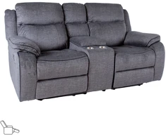 Home4You Sofa su atlošu GENTRY 2-vietė, mechaninė, pilka