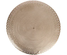 Fotelis Home4You Kilimėlis BUBBLES D38cm, auksinis
