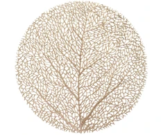 Fotelis Home4You Kilimėlis GOLDEN TREE D38cm, auksinis