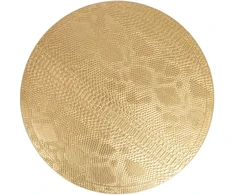 Fotelis Home4You Kilimėlis BOA D38cm, auksinė gyvatė
