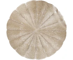 Home4You Kilimėlis PIPPA D38cm, auksinis