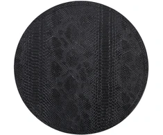 Fotelis Home4You Kilimėlis BOA D38cm, juoda gyvatė