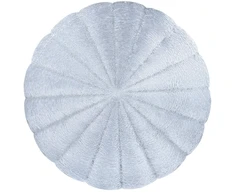 Fotelis Home4You Stalo kilimėlis PIPPA D38cm, sidabrinis