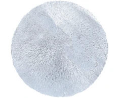 Home4You Kilimėlis ELONA D38cm, sidabrinis