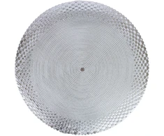 Fotelis Home4You Kilimėlis BUBBLES D38cm, sidabrinis