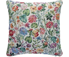 Home4You Pillow HOLLY 45x45cm, rolled edge, flowers