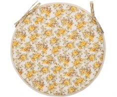 Home4You Pagalvėlė LONETA NEW kėdei D39cm, smėlio spalvos rožė
