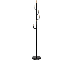 Home4You Drabužių kabykla GLADE D28xh174cm, juodas