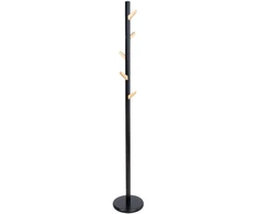 Home4You Kabykla FOREST D28H177cm, juoda/natūrali
