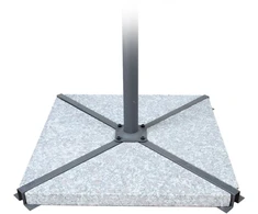 Home4You Parasol Akmenys skėčio pagrindui 4 vnt. / 34 kg, granitas