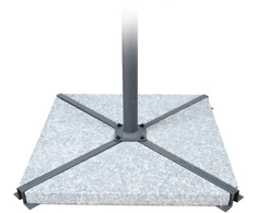 Home4You Parasol Akmenys skėčio pagrindui 4 vnt. / 34 kg, granitas