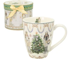 Home4You Puodelis MIA RIEŠUTĖLIS H10,5cm 340ml, dovanų dėžutėje