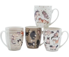 Home4You Puodelis CAT D8xH10,5cm 400ml, mišrus