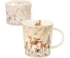 Home4You Puodelis MIA DEER H9,5cm 320ml, dovanų dėžutėje