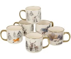 Home4You Puodelis ALBERI H9,5cm 450ml, mišrus