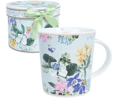 Home4You Puodelis MIA FLORA H9,5cm 320ml dovanų dėžutėje
