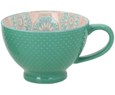 Home4You Puodelis SEREN 7.7 cm turkio spalvos keramika