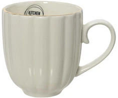 Home4You Puodelis SHELL H9,9cm, porcelianinis