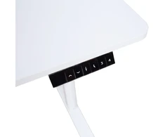 Home4You Stalas ERGO LIGHT su 1 varikliu 120x60x72,5-117,5 cm, baltas