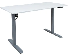Home4You Rašomasis stalas ERGO LIGHT 120x60x73-118 cm baltas
