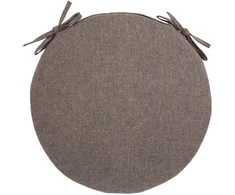 Home4You Kėdės pagalvė SIMPLE BROWN D38xH2,5cm