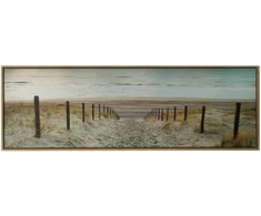 Home4You Sienų meno kūrinys WALLY 30x90cm, kelias į paplūdimį