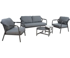 Lauko baldų komplektas Sodo baldų komplektas KASSEL 2 stalai, sofa ir 2 kėdės