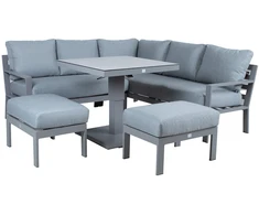 Lauko baldų komplektas Home4You Sodo baldų komplektas RIO 4-parts, greyish beige