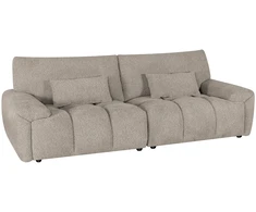 Home4You Sofa BARBARA, 3 vietų, šviesiai ruda