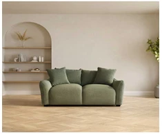 Home4You Sofa DIVI 2-seater, mint žalias