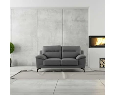 Home4You Sofa ENZO 2-vietė, tamsiai pilka