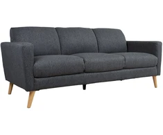 Home4You Sofa KAILI 3-vietė, tamsiai pilka