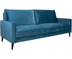 Home4You Sofa-lova ANNA su daiktadėže Melsvai žalias aksomas