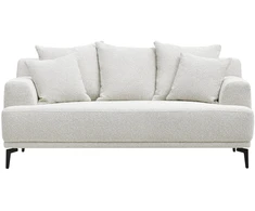 Home4You Sofa MAGNOLIA 2 vietų, šviesiai smėlio spalvos