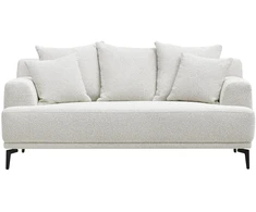 Home4You Sofa MAGNOLIA 2-vietė, šviesiai smėlio